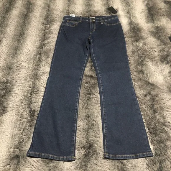 Joe's Women's Jeans The OG Straight Ankle, Size 28, Petite, Bootcut, Dark Wash - Picture 6 of 7